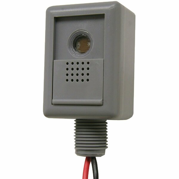 All-Source Hard Wire Gray Adjustable Photocell Lamp Control 516791